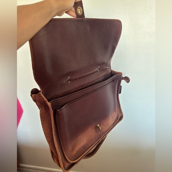 VTG Coach leather briefcase messenger - Picture 5 of 9